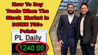 +$1,240 Profit  | How To Trade When The Stock Market Is DOWN 700+ Points | Alex Temiz Recap