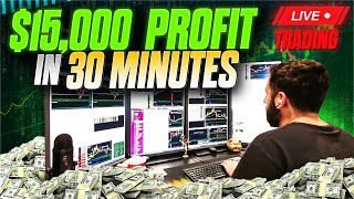 +$15,000 PROFIT Live Trading LOW FLOAT Stocks In 15 Minutes | Pump & Dumps | Millionaire Day Trades*