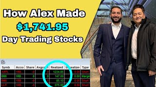 +$1,714.95 Day Trading Stocks With A SMALL ACCOUNT | Why You Should PRE PLAN Your Trades! Alex Temiz