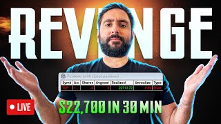 +$22,700 LIVE TRADING | Getting Revenge on My Arch Nemesis $TOP*