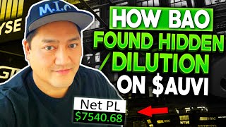 Best BROKER For Short Selling REVEALED | $AUVI How To Find HIDDEN DILUTION Explained w/ Bao