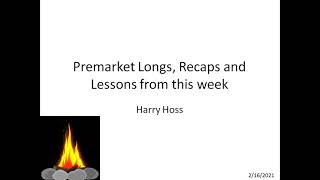 How To Go LONG Pre Market | Recaps & Lessons from $OCGN $CLSN | Week of 02/16/2021 w/ Harry Hoss!*
