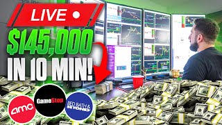 [Live Trading] $145K Profit Trading Meme Stocks $BBBY | Broker Statements | Millionaire LIVE TRADE*
