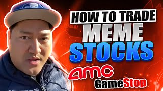 Live Trading $LIZI LONG | How To Profit on Meme Stocks $GME & $AMC w/ Bao & Tosh!*