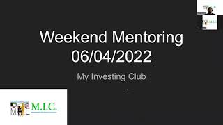 Weekend Mentoring | Member Chart Review | Week of  06/05/2022*
