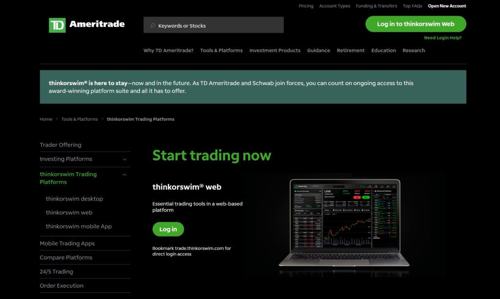 image of Thinkorswim 